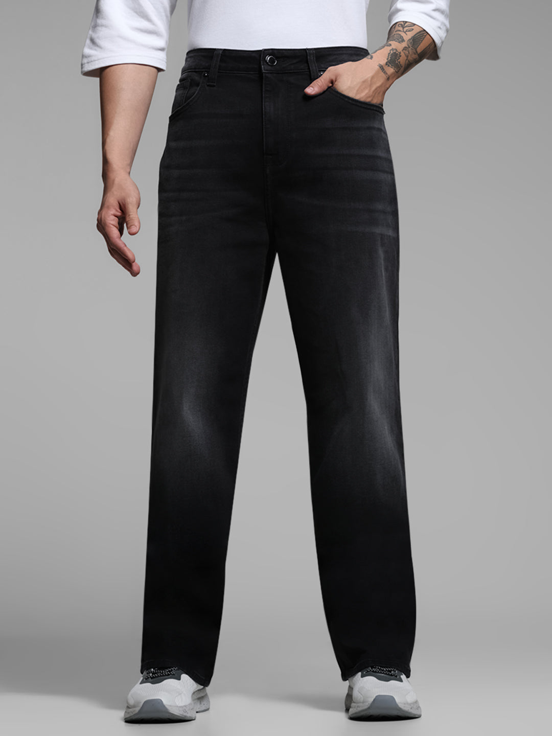 Black Dario Loose Fit Jeans - 30/30