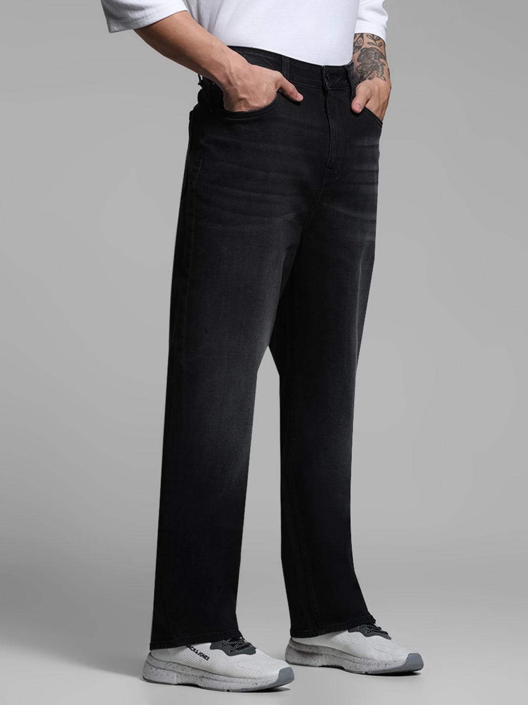 Black Dario Loose Fit Jeans
