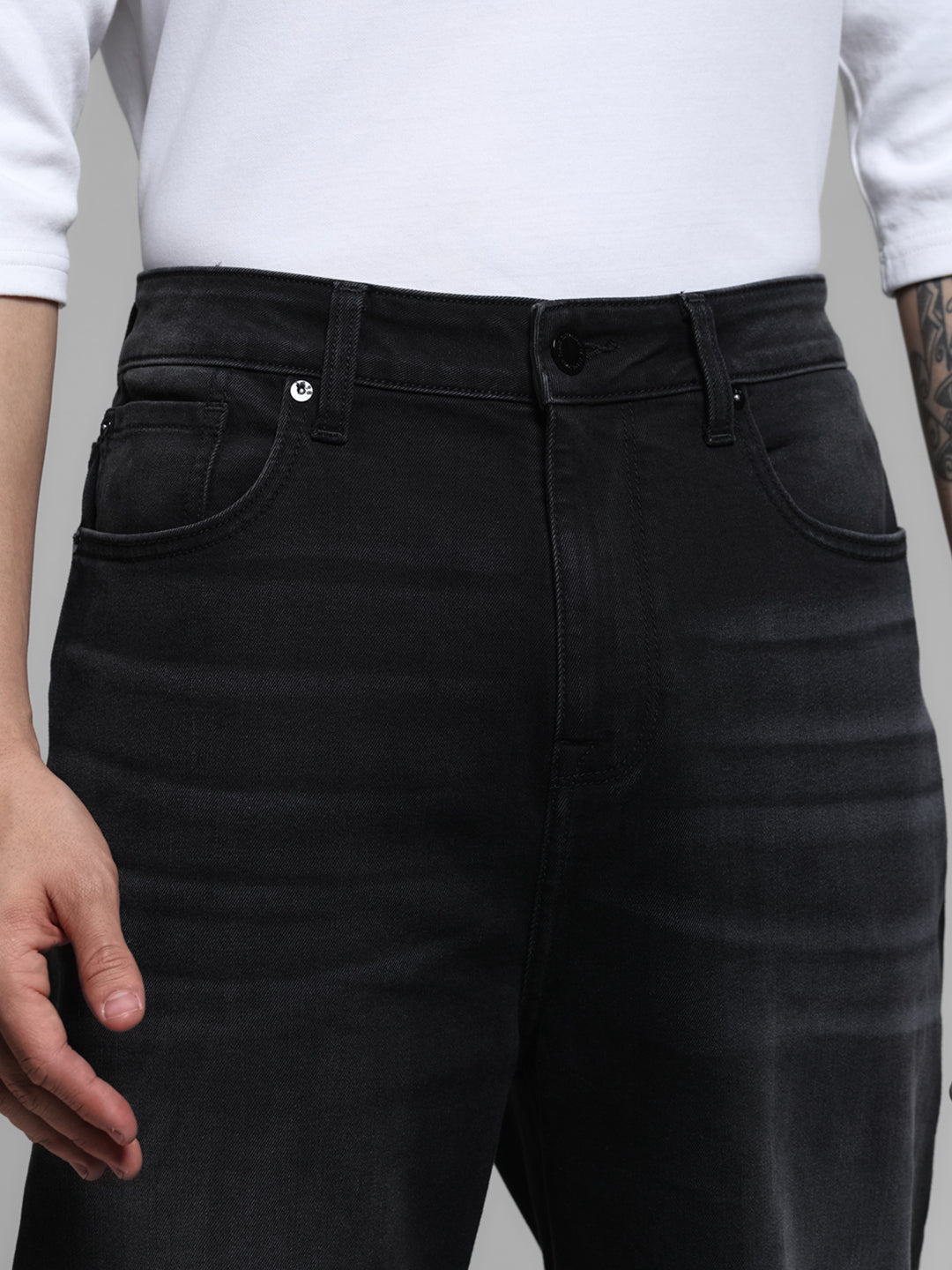 Black Dario Loose Fit Jeans