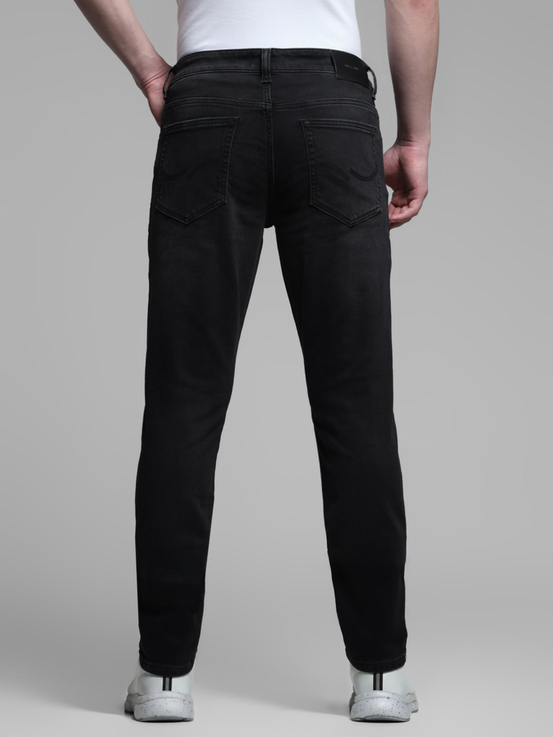 Black Glenn Knitted Slim Fit Jeans