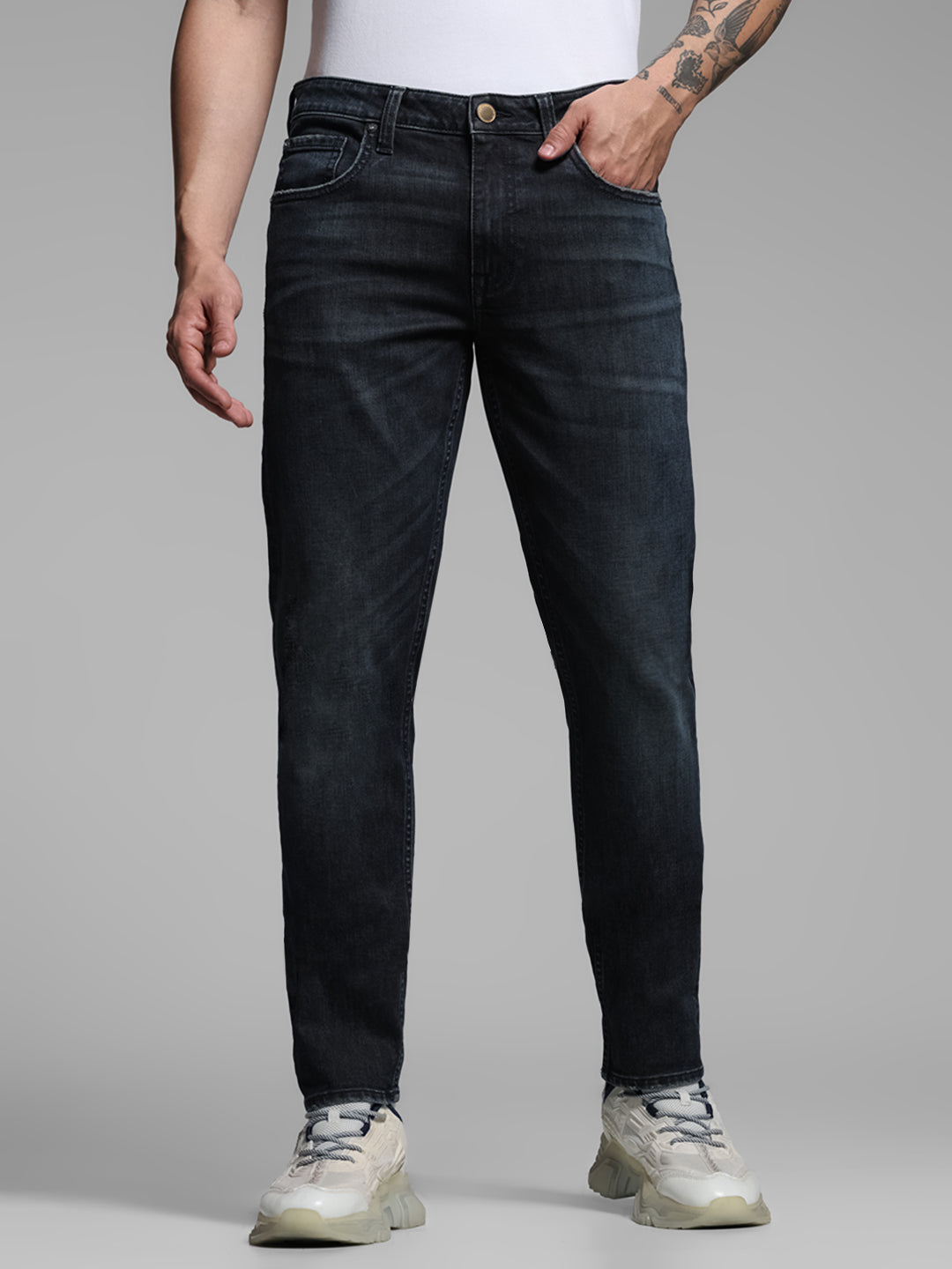 Dark Blue Glenn Slim Fit Jeans - 34/32