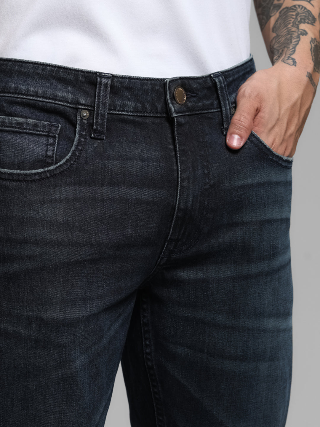 Dark Blue Glenn Slim Fit Jeans
