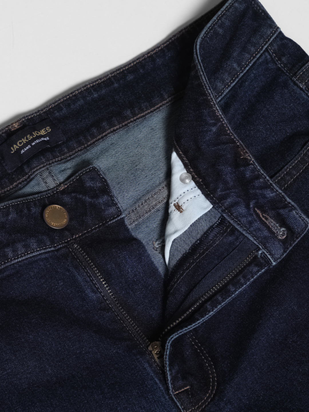 Dark Blue Ben Washed Skinny Jeans