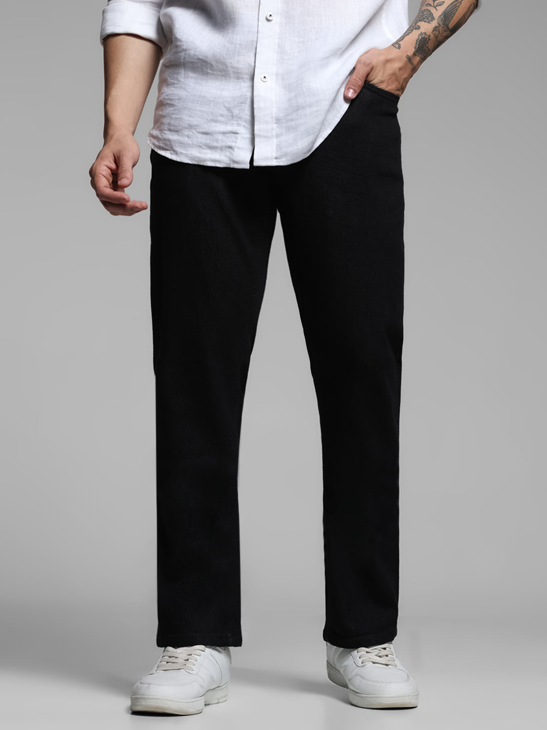 Black Clark Regular Fit Jeans - 28/30