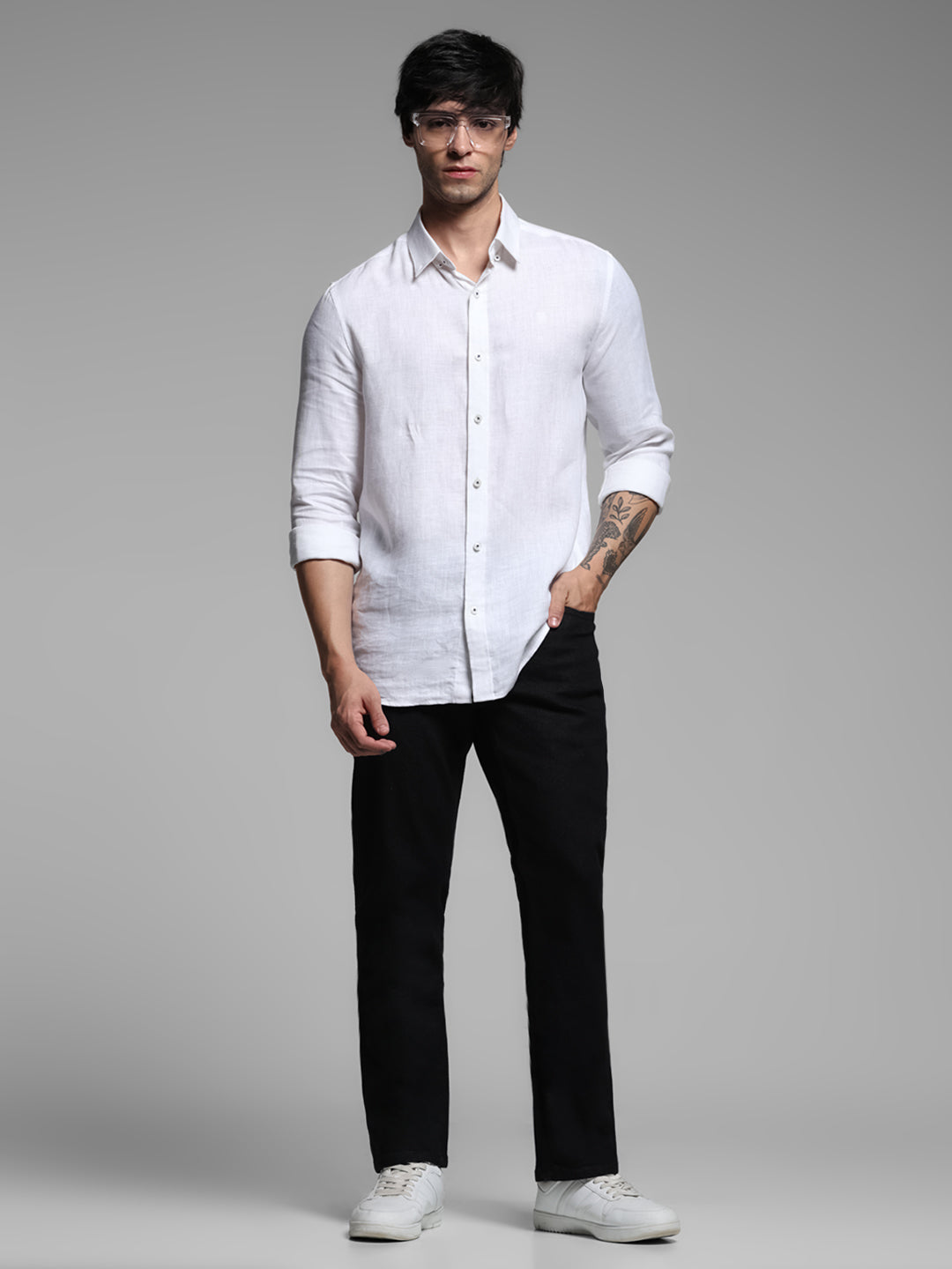 Black Clark Regular Fit Jeans