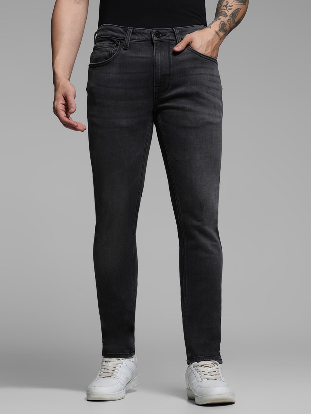 Grey Washed Ben Skinny Jeans