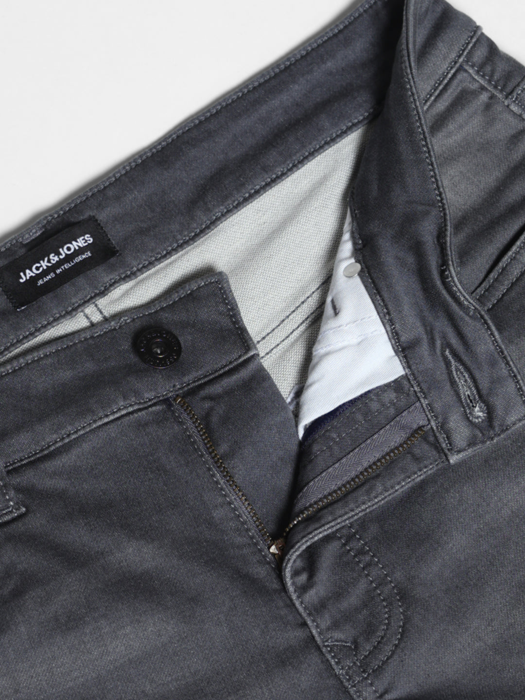 Grey Low Rise Glenn Slim Fit Jeans
