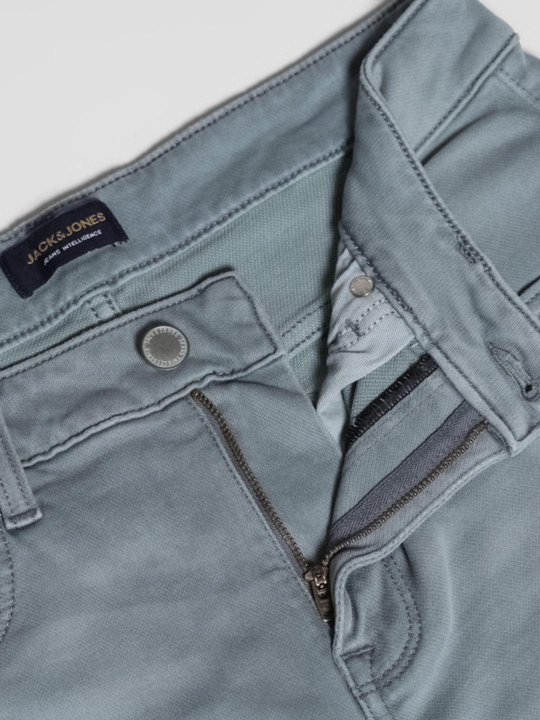 Light Blue Knitted Glenn slim fit jeans