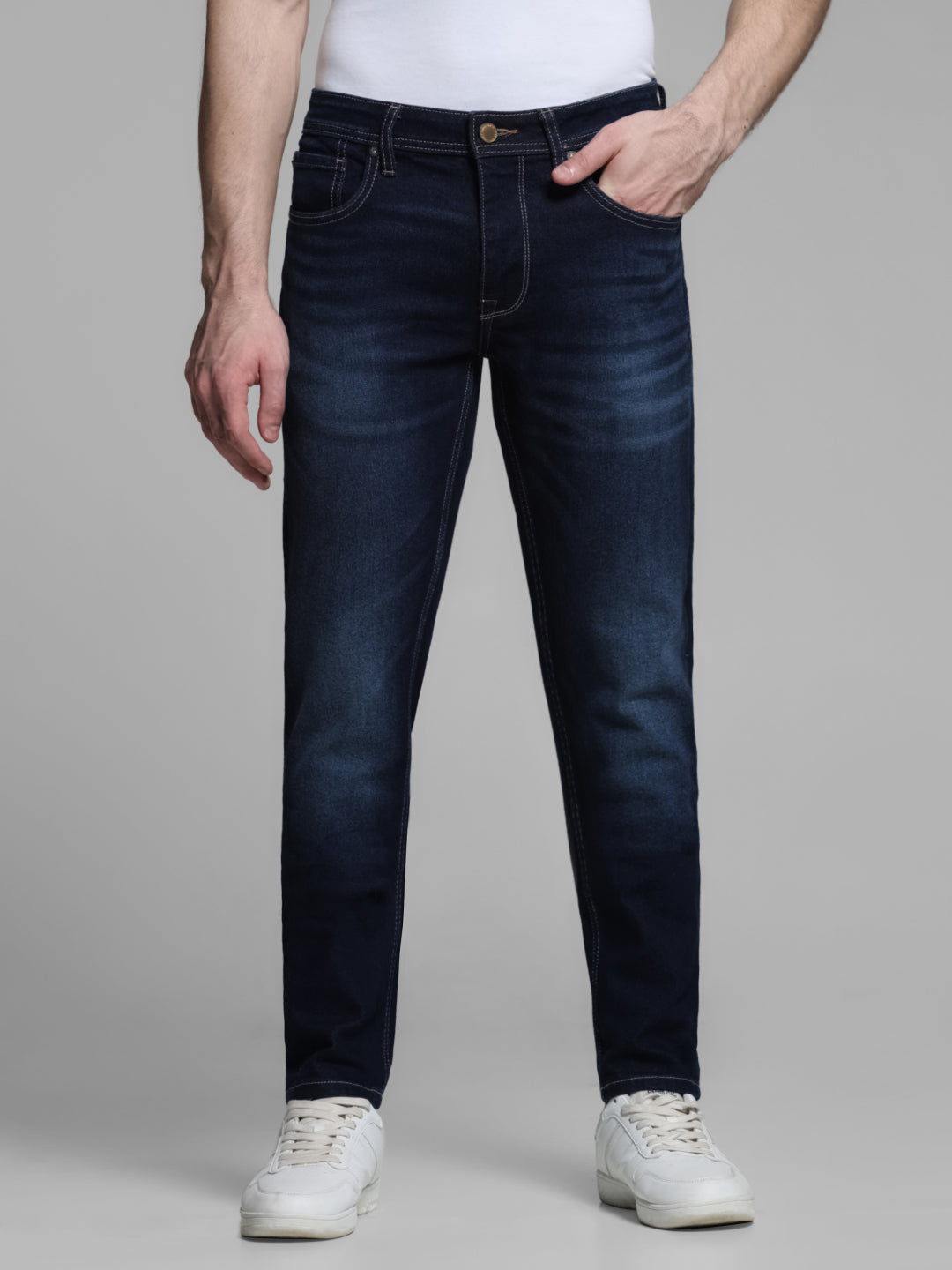 Dark Blue Glenn Slim Fit Jeans - 28/30