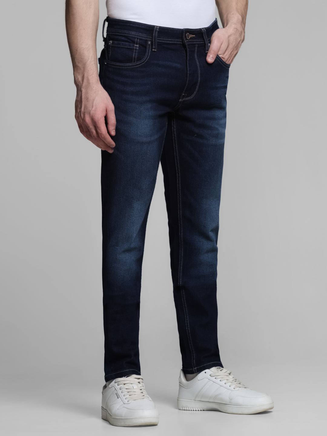 Dark Blue Glenn Slim Fit Jeans