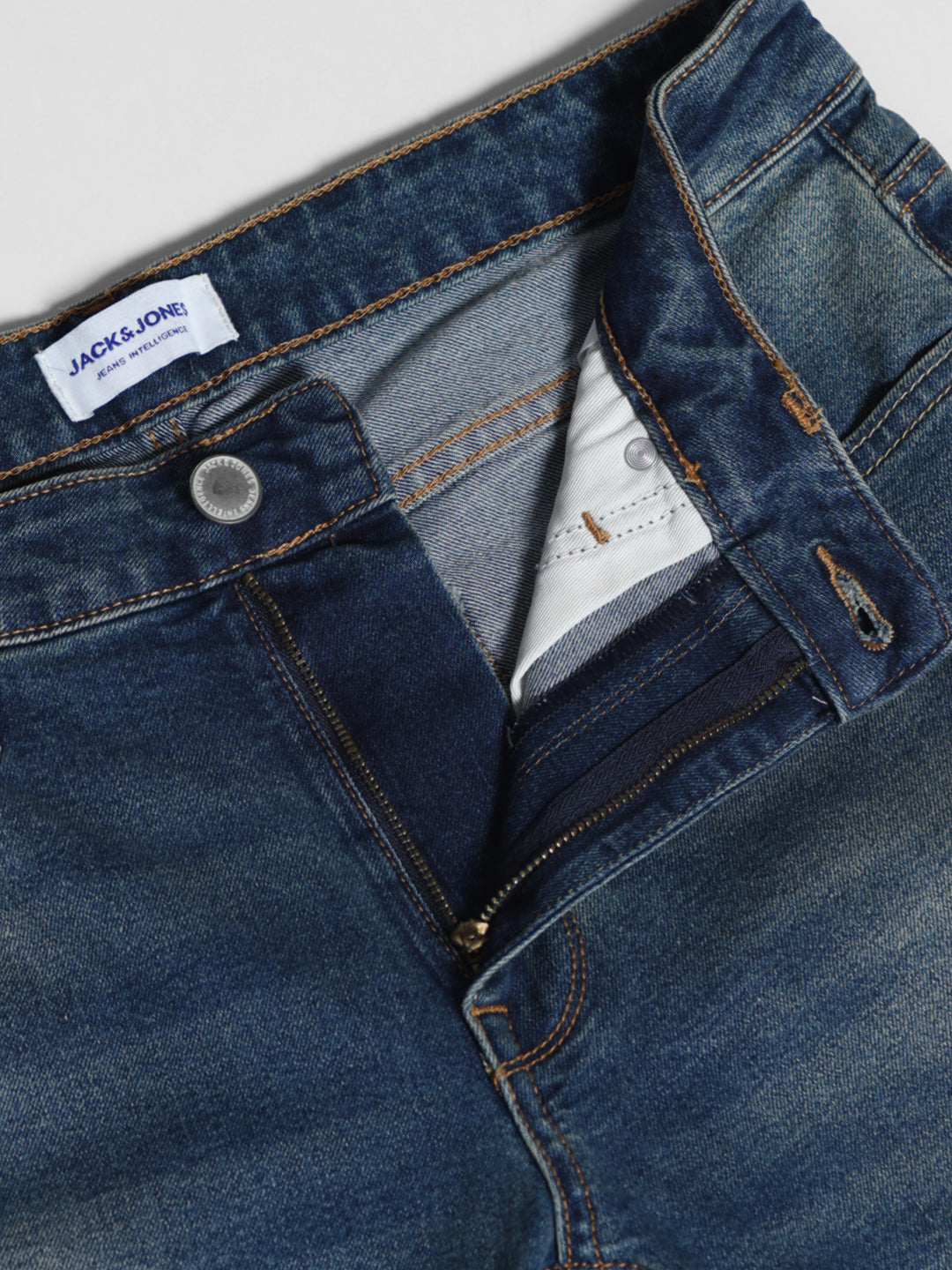 Blue Clark Regular Straight Jeans