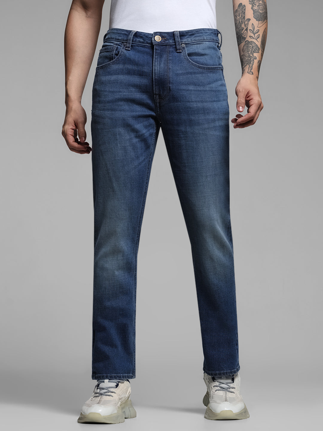 Blue Clark Regular Straight Jeans - 28/32