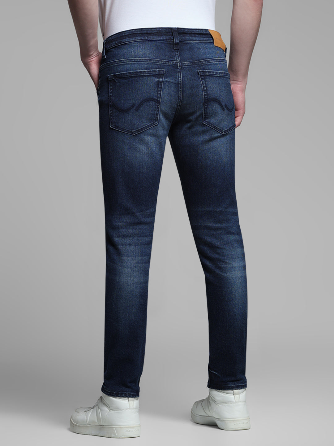 Dark Blue Brak Cropped Slim Fit Jenas