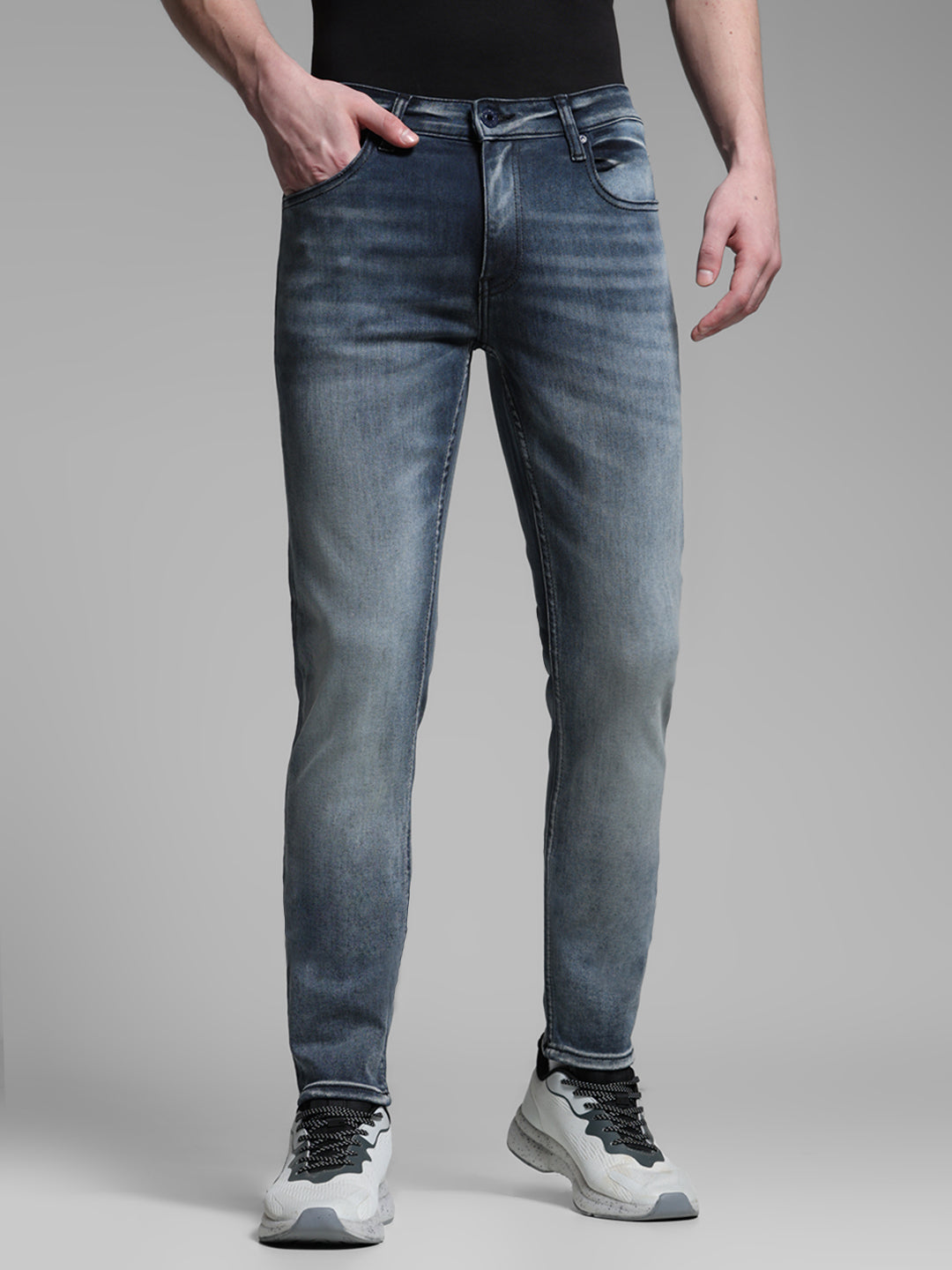 Blue Washed Ben Skinny Jeans - 30/30