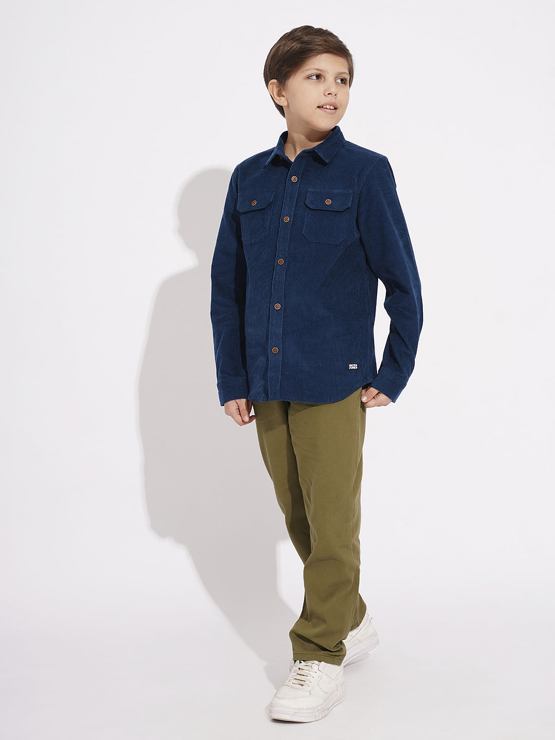 Boys Green Clark Regular Fit Jeans