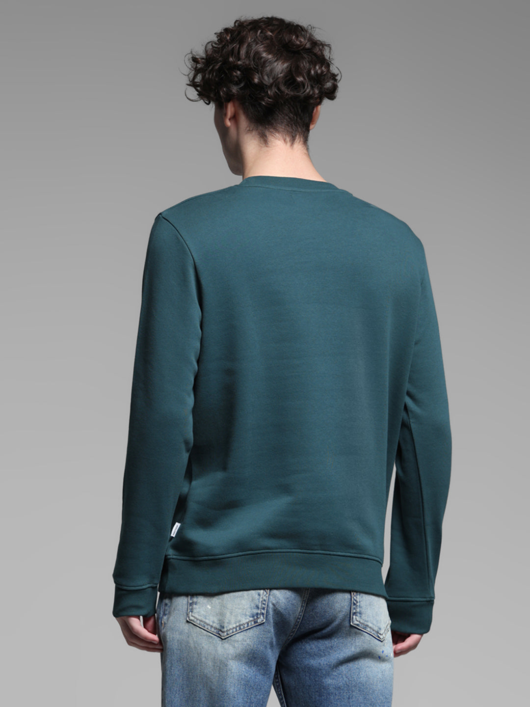 Green Logo Detail Sweatshirt