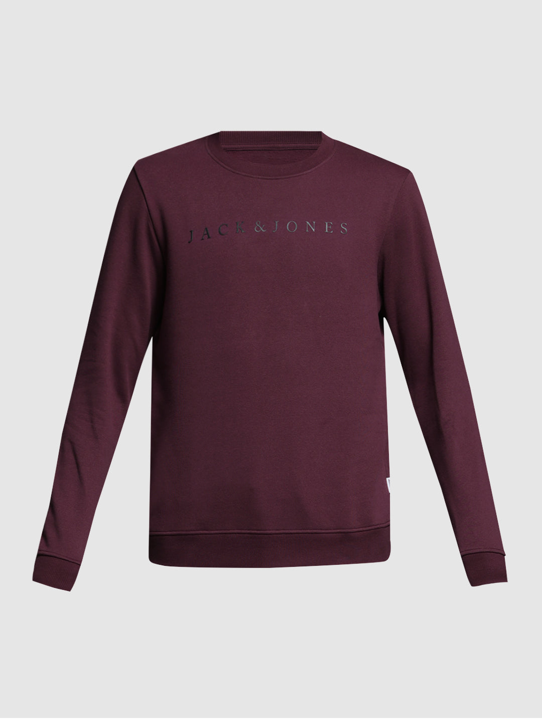 Maroon Logo Detail Sweatshirt