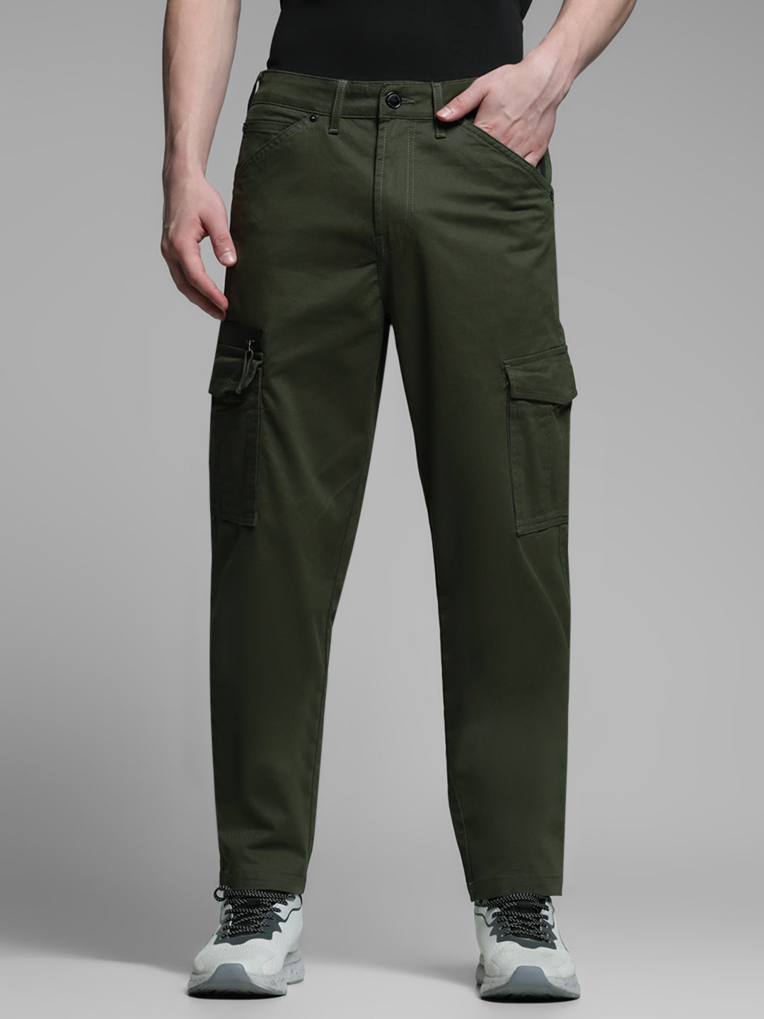 Green Anti Fit Cargos