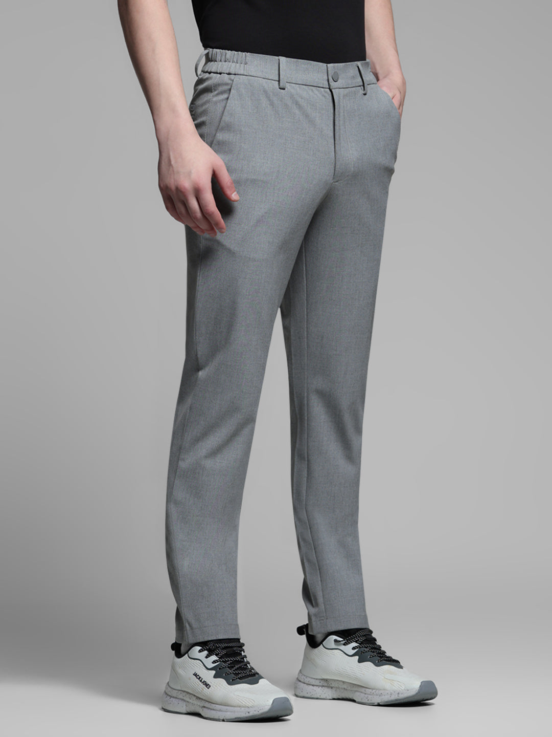 Grey Slim Fit Pants