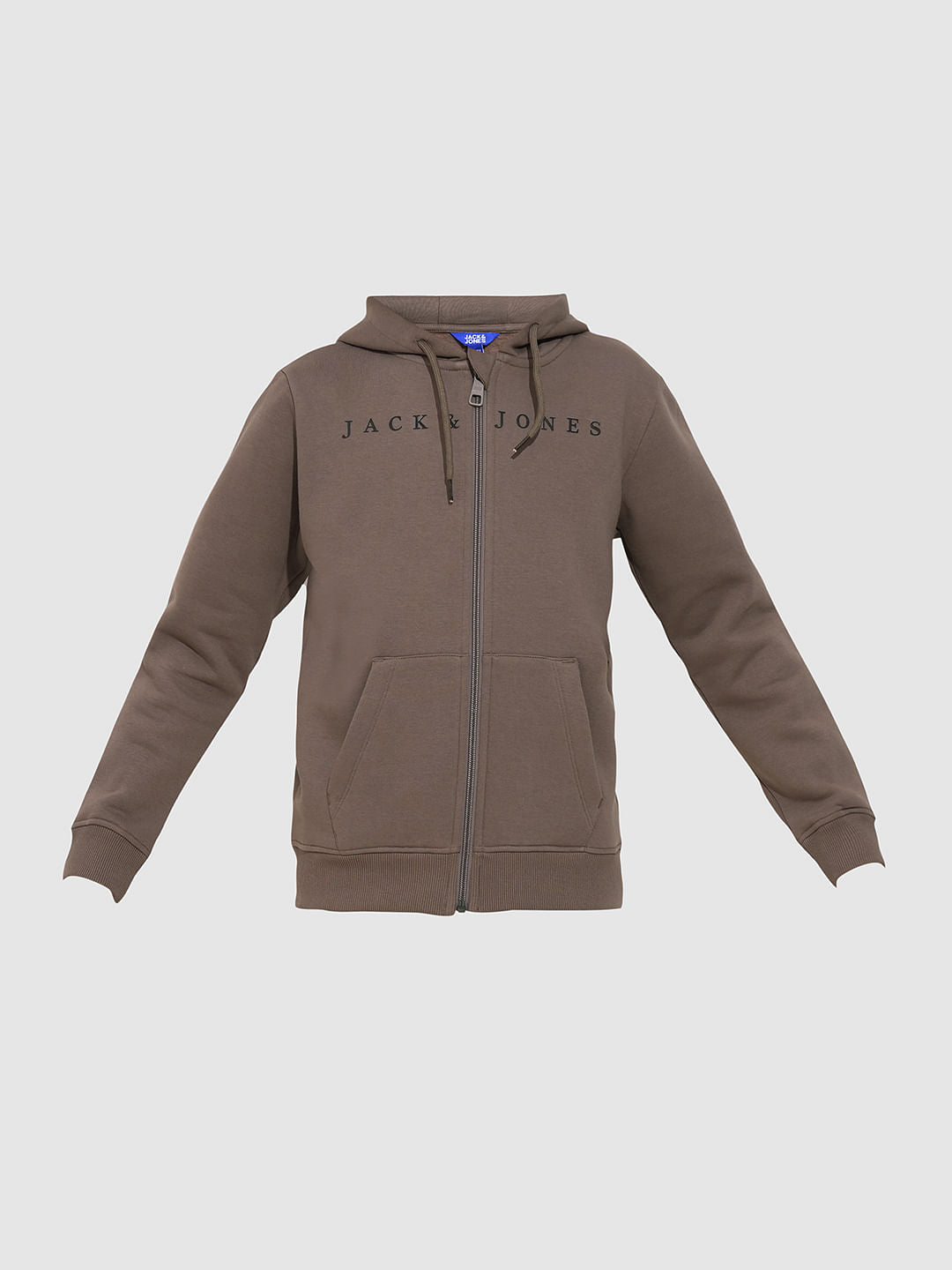 Brown Hooded Co-ord Set Sweatshirt