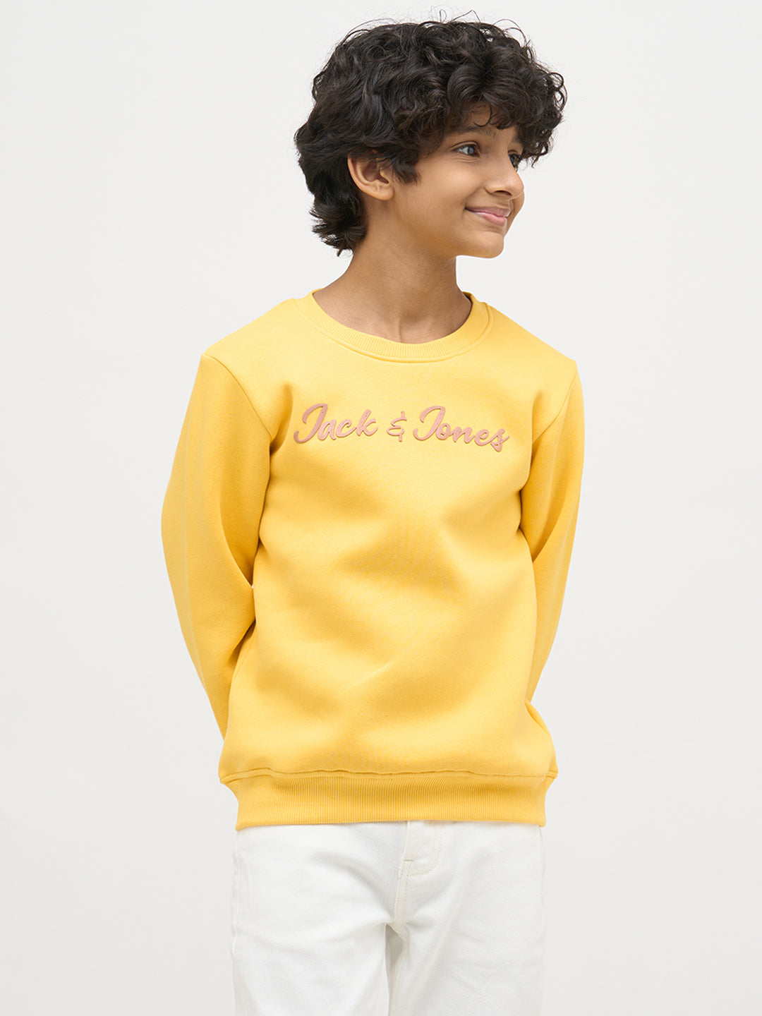 Boys Logo Text Sweatshirt