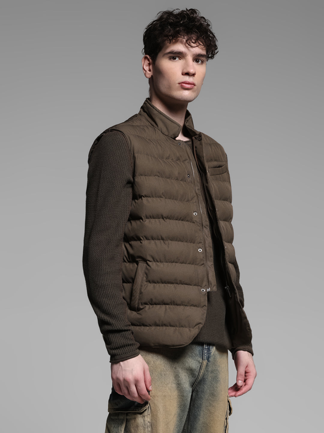 Sleeveless Puffer Vest Jacket