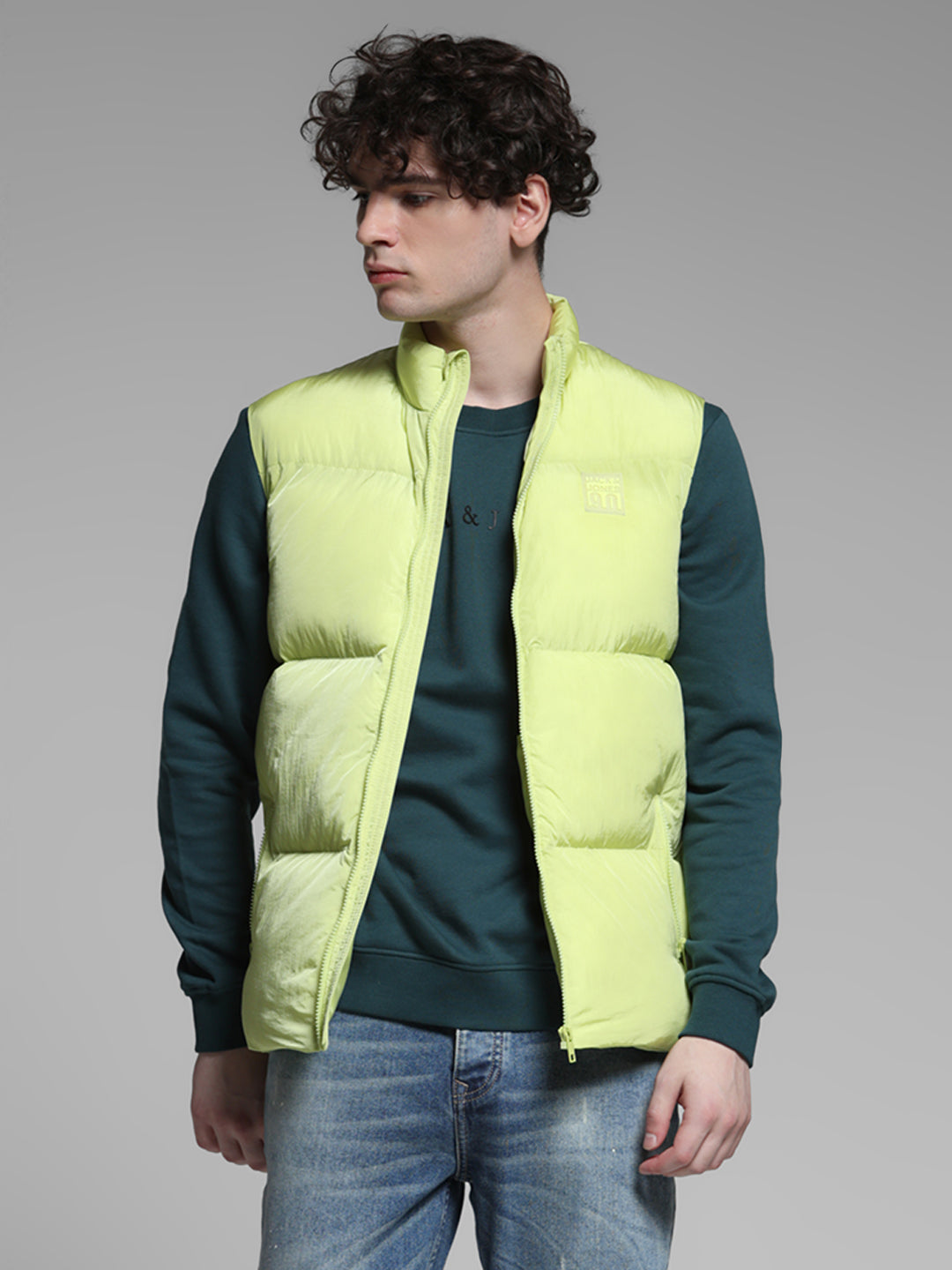 Lemon Yellow Puffer Vest