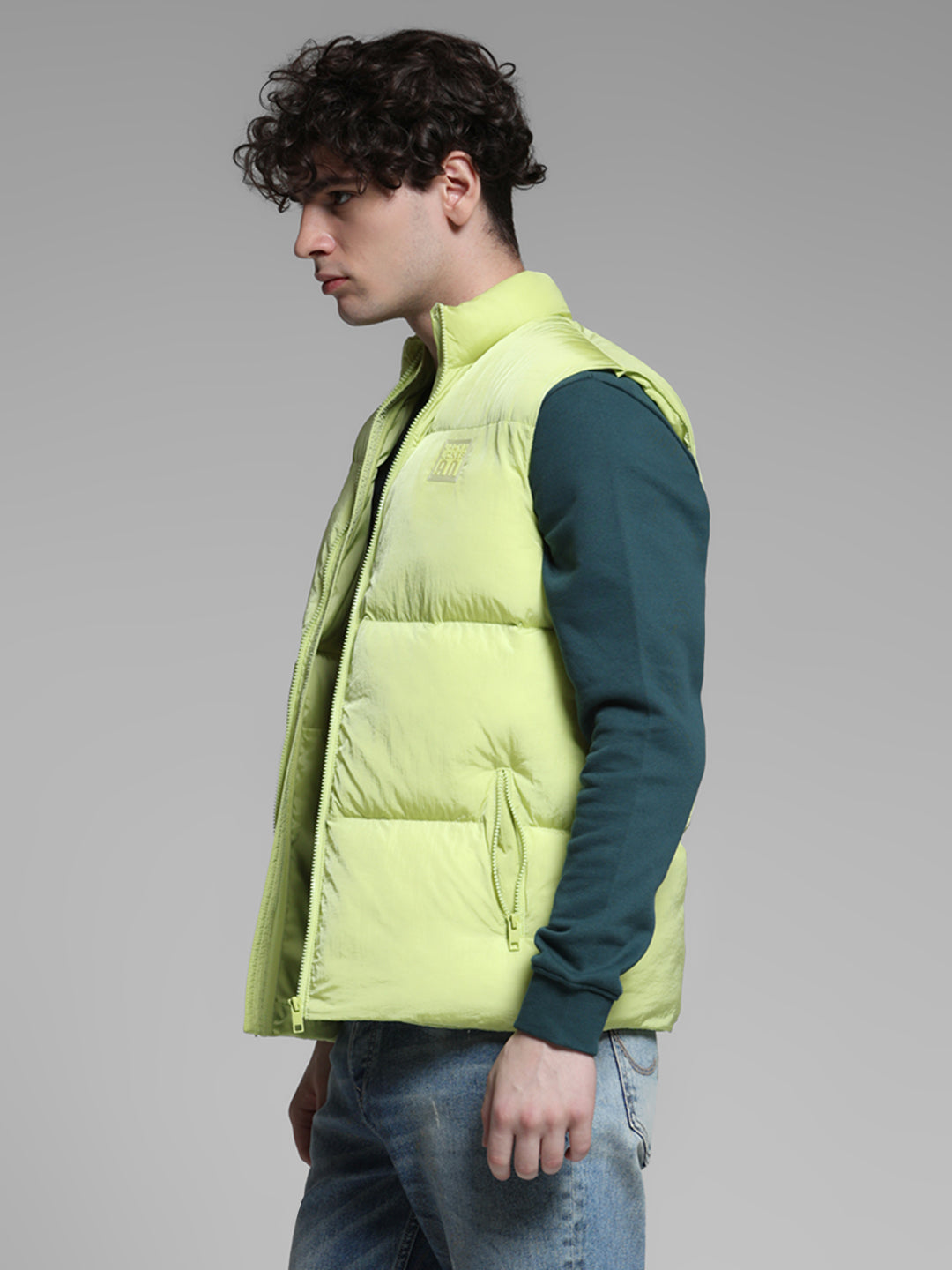 Lemon Yellow Puffer Vest