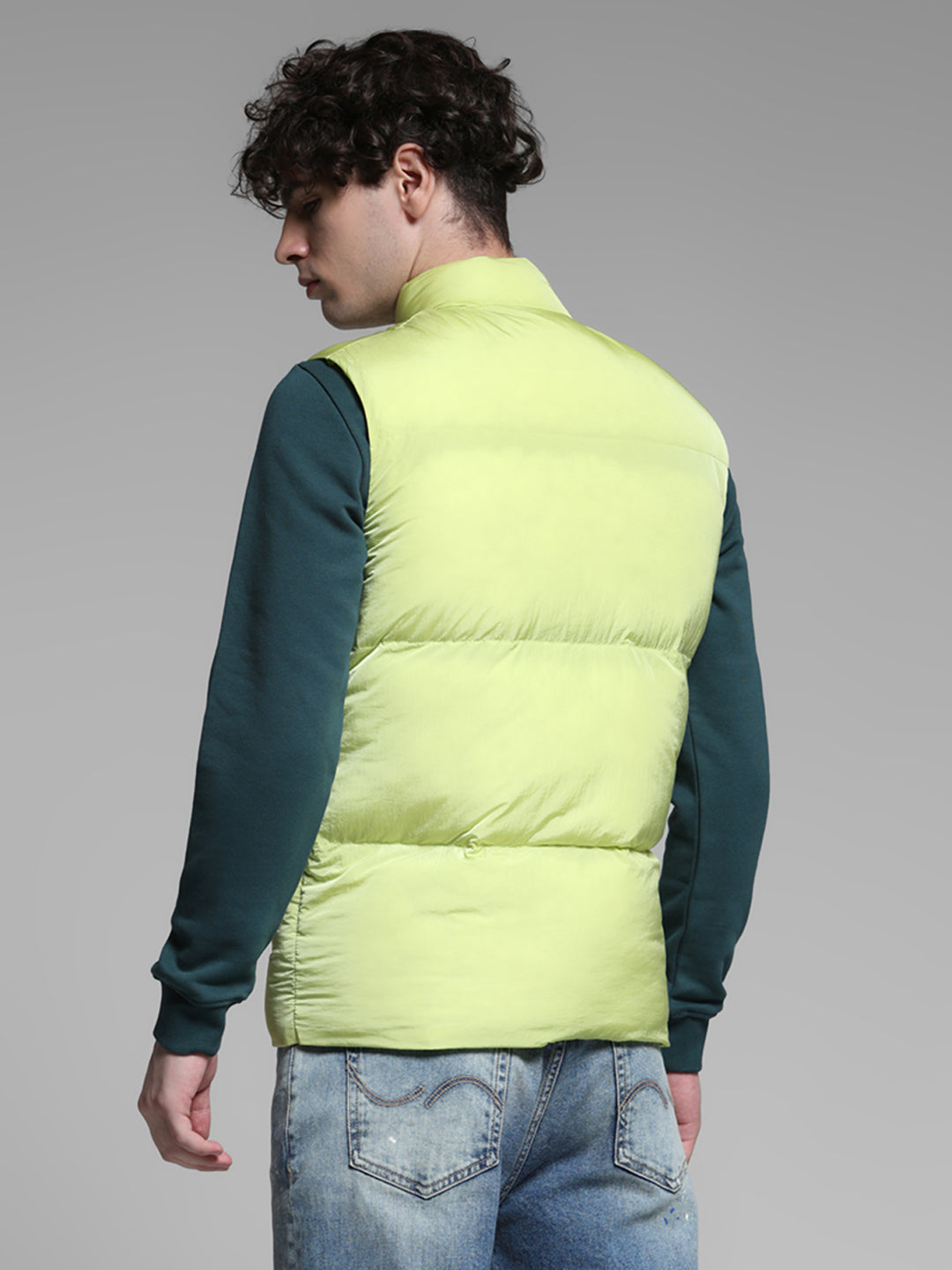 Lemon Yellow Puffer Vest