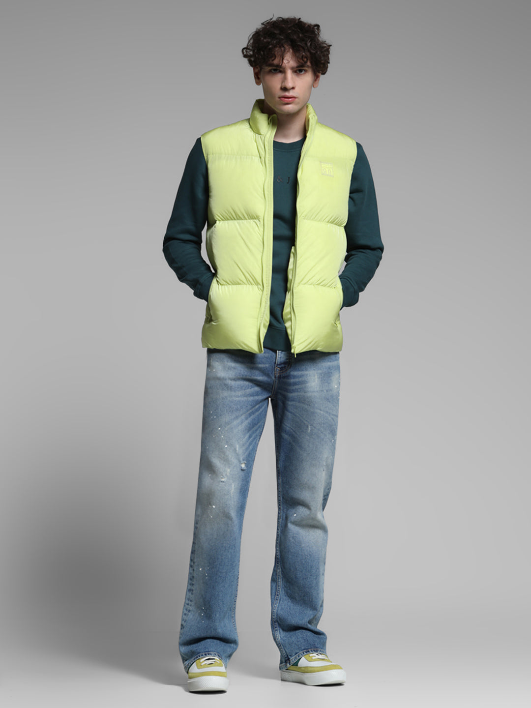 Lemon Yellow Puffer Vest