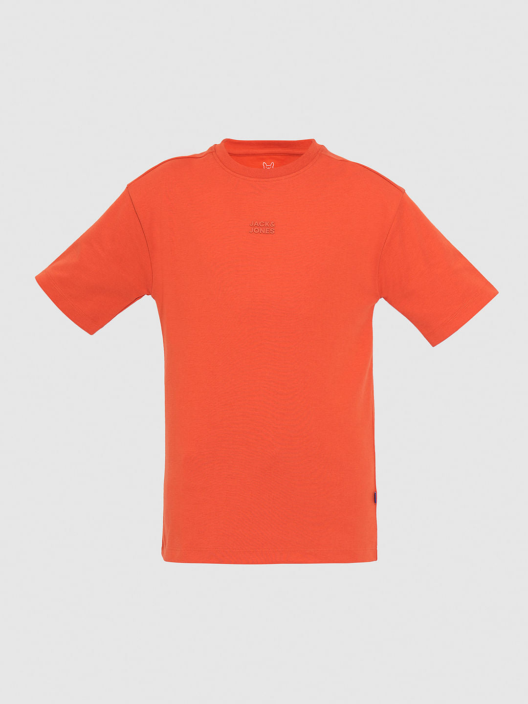 Brick Red Cotton T-shirt