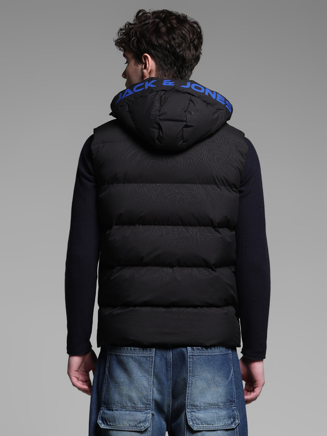 Hooded Puffer Vest Jacket
