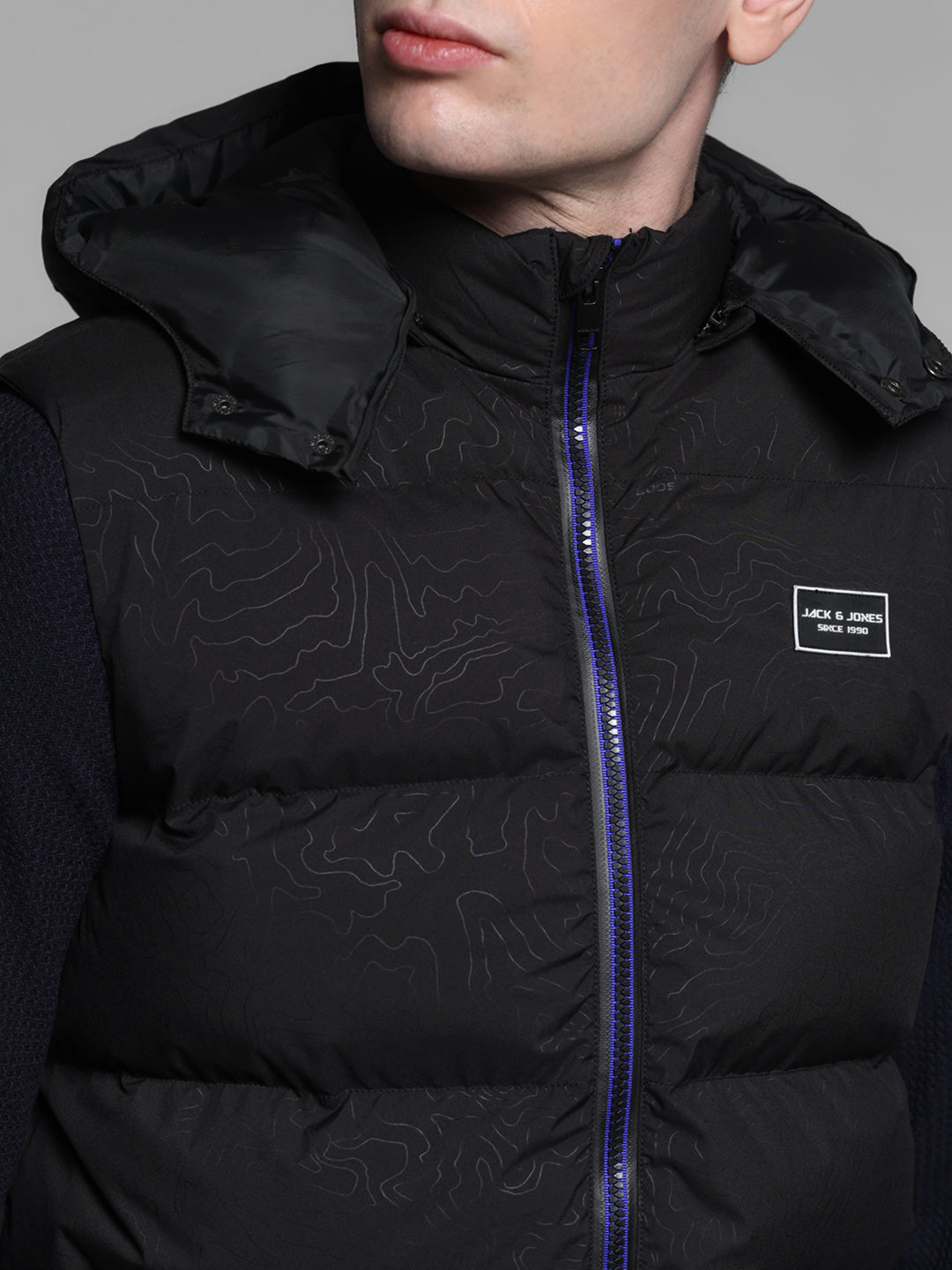 Hooded Puffer Vest Jacket