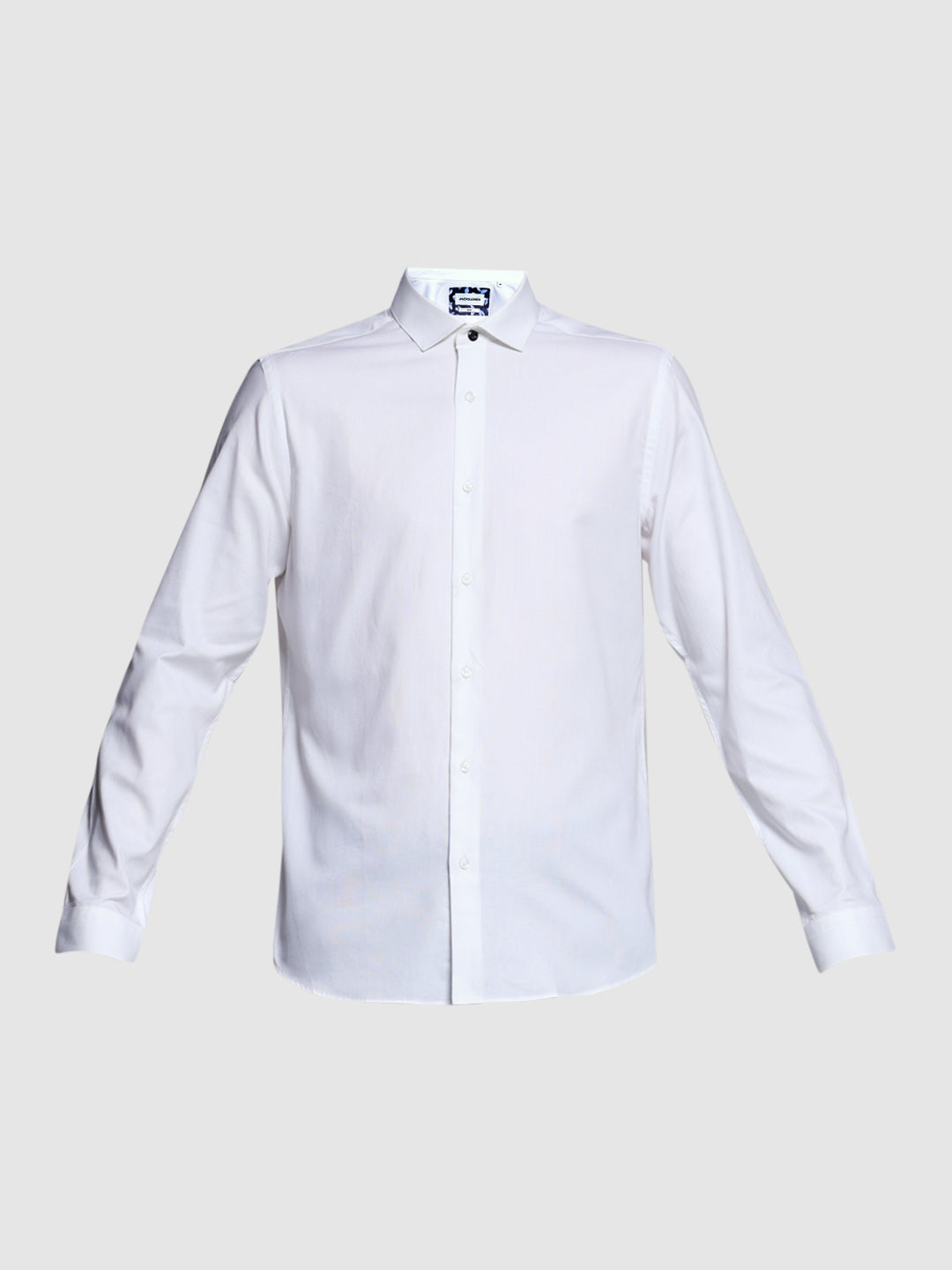 White Cotton Formal Shirt