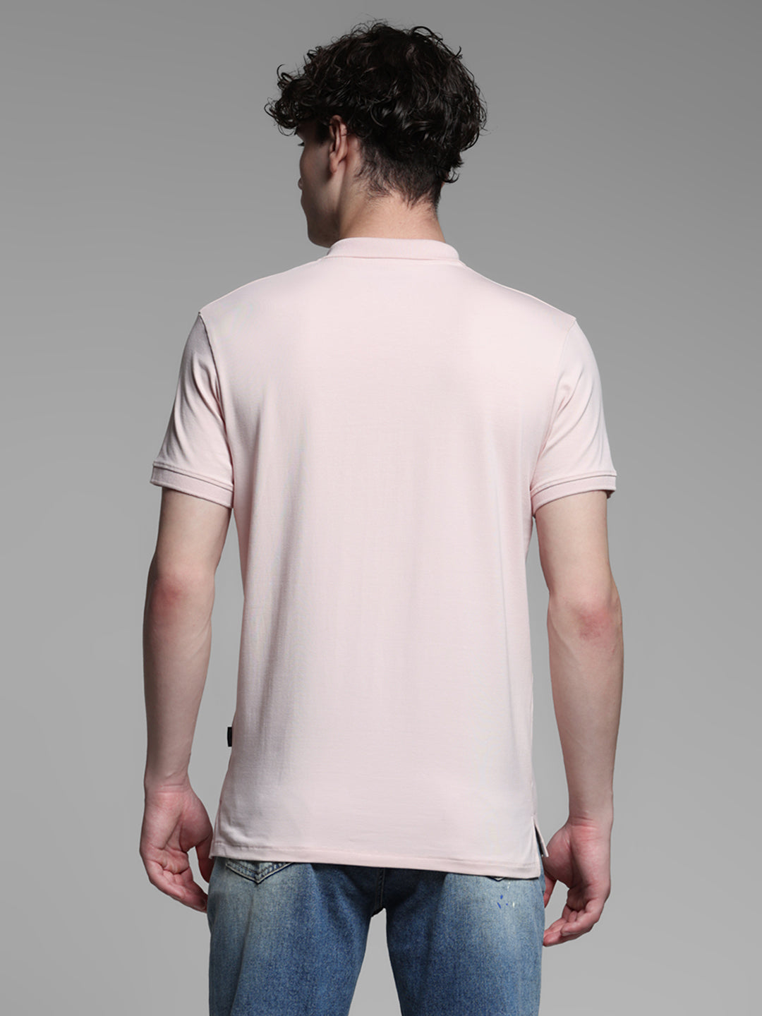 Lilac Zipper Detail Polo