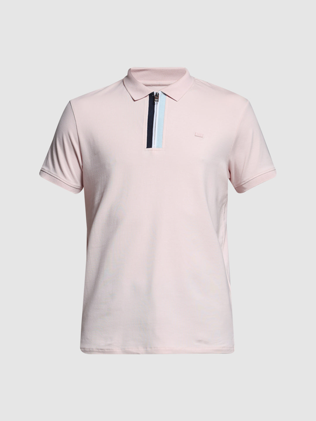 Lilac Zipper Detail Polo