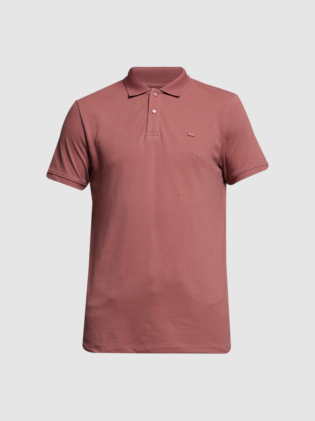 Dark Pink Solid Polo