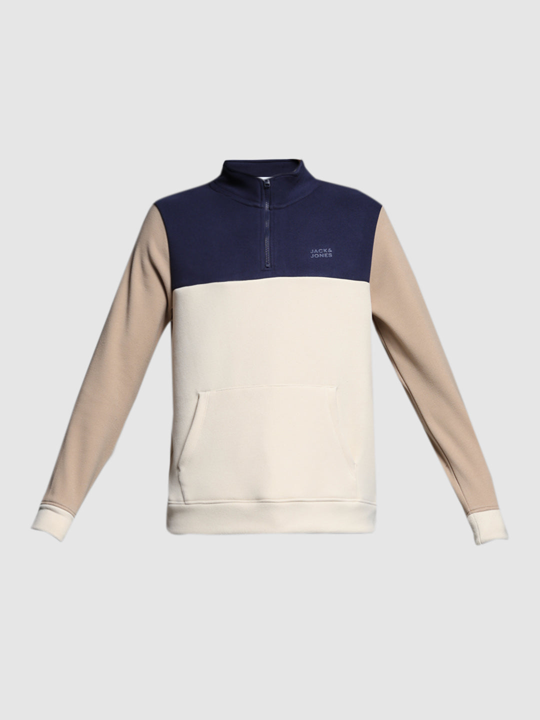 Colourblocked Half-Zip Sweatshirt