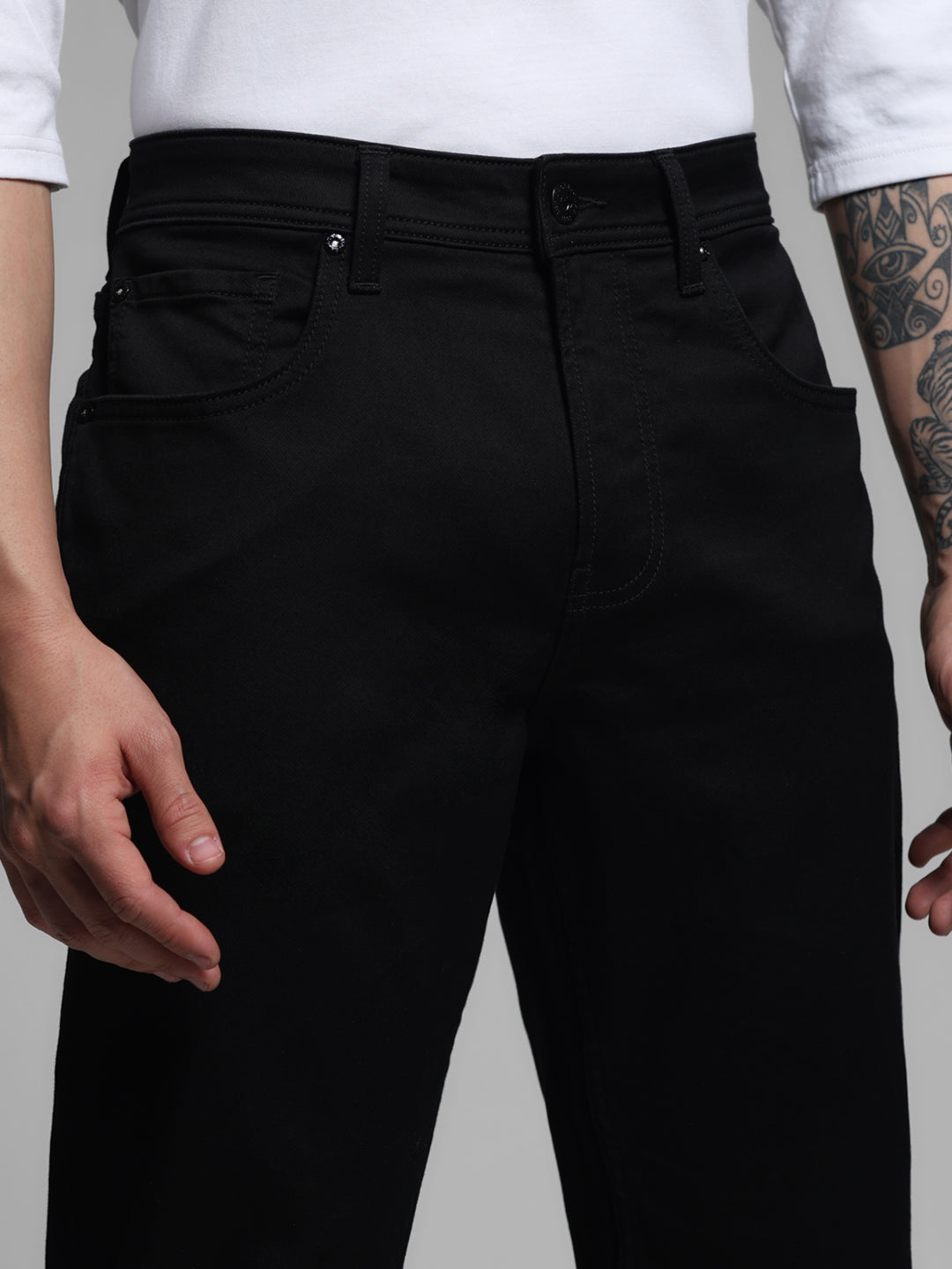 Black Cliff Bootcut Jeans