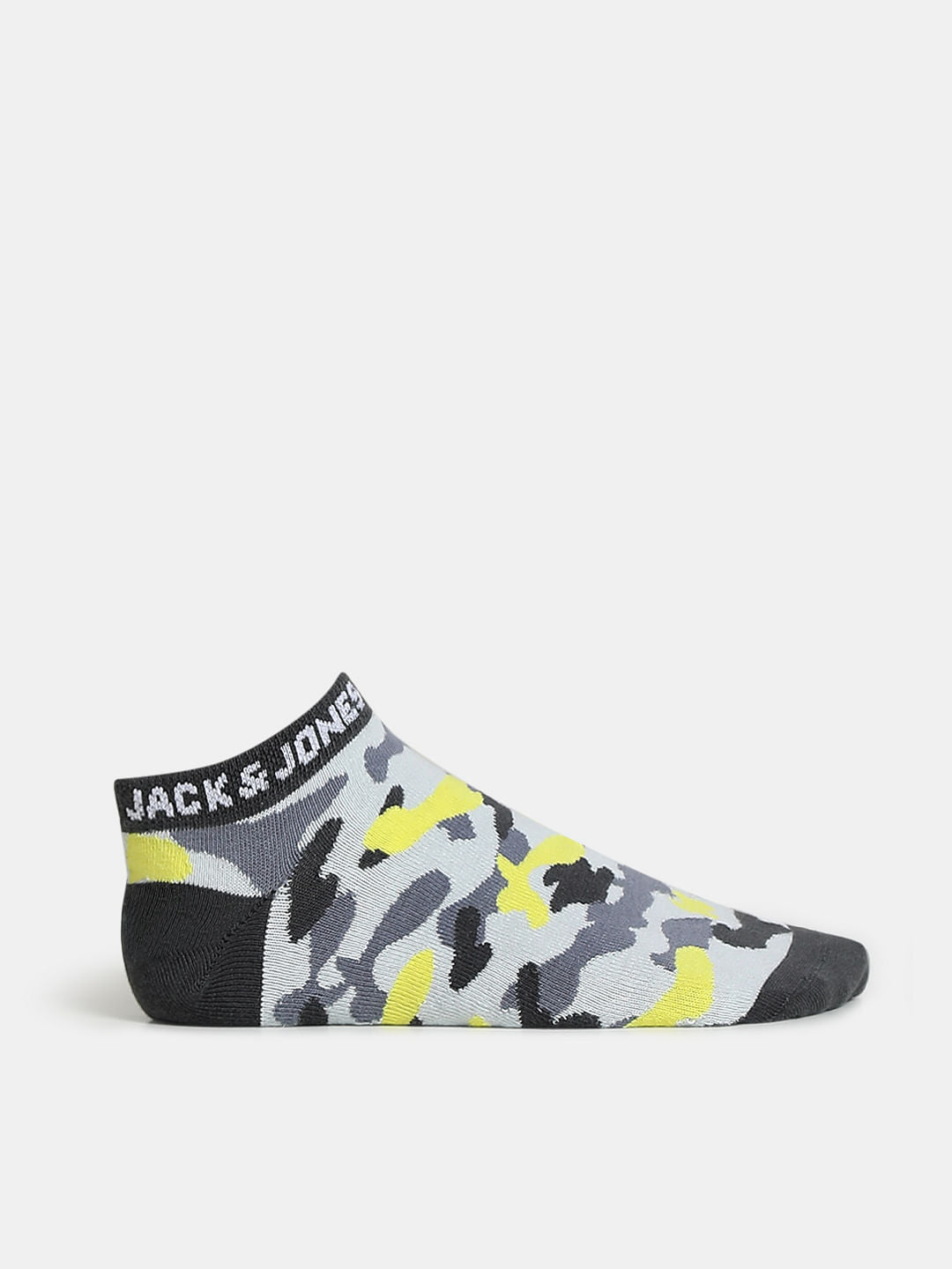 Pack Of 2 Camo Print Ankle Length Socks