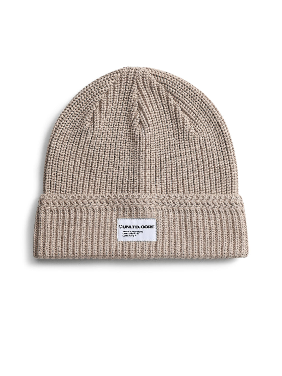 Light Brown Organic Cotton Beanie - ONE