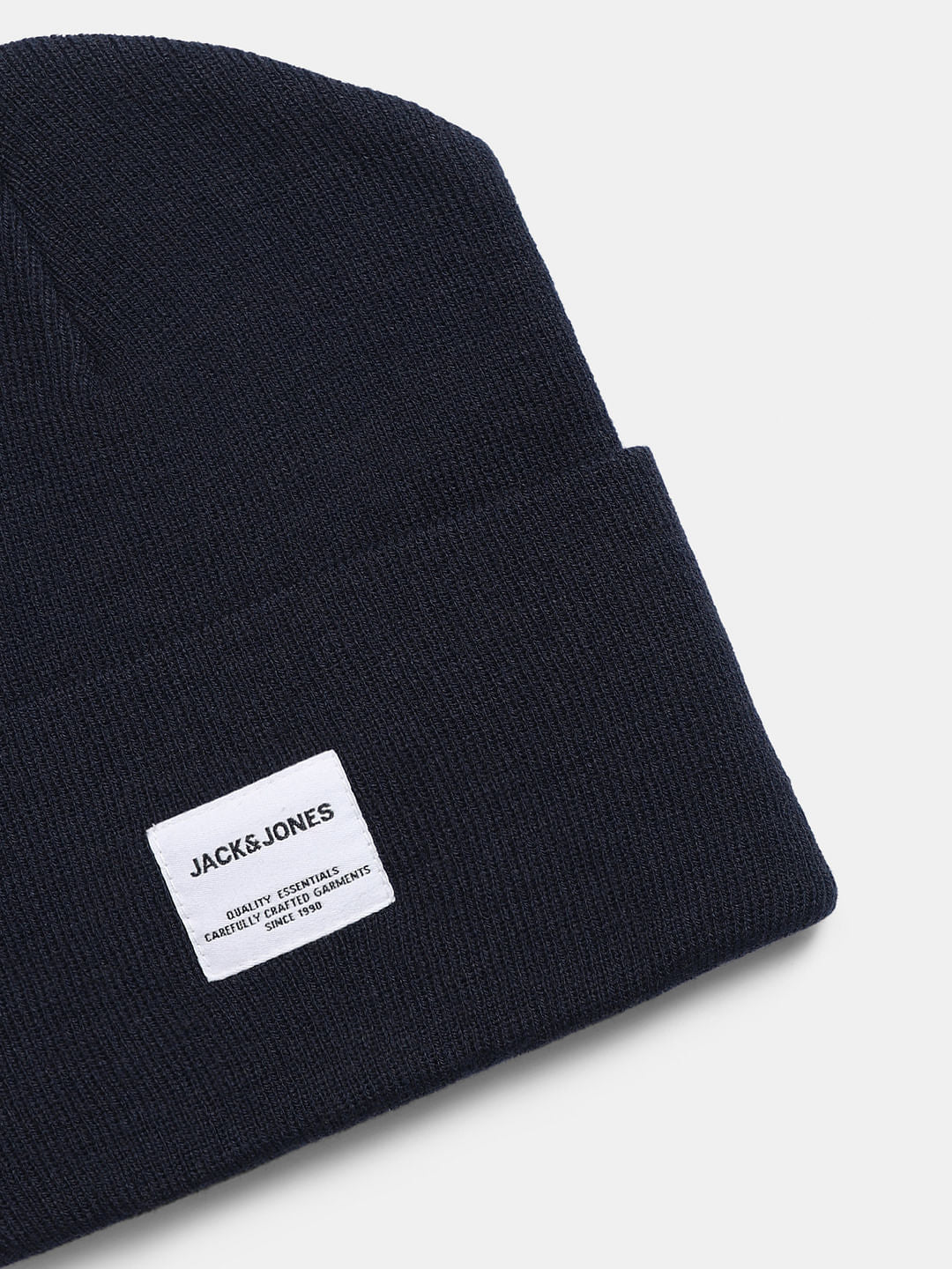 Navy Blue Knitted Beanie