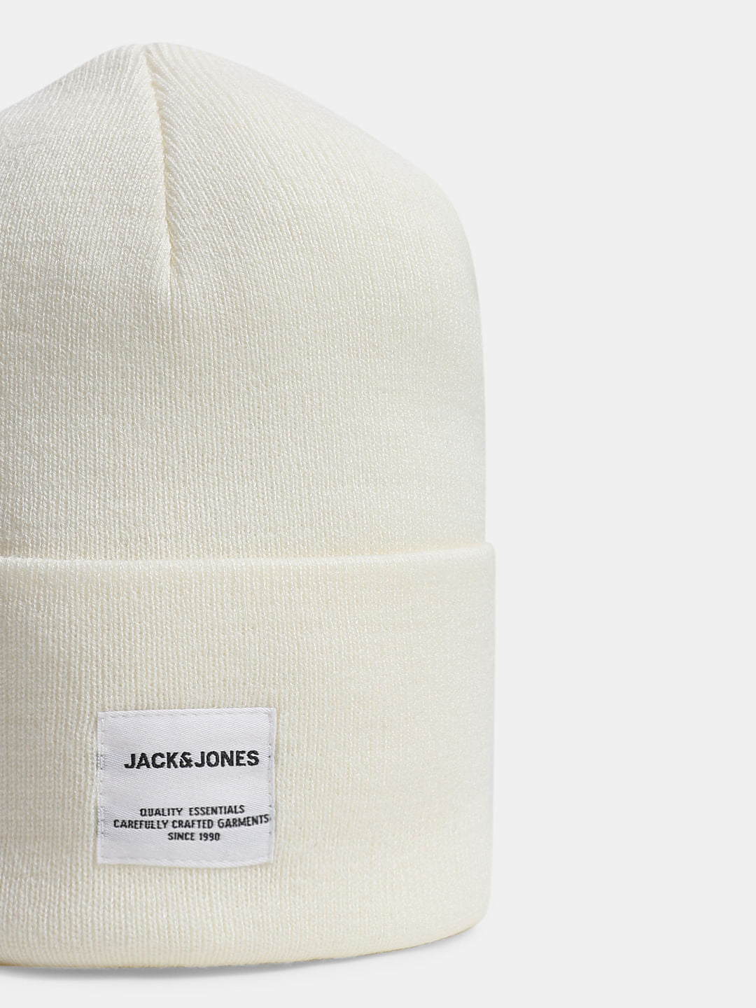 White Knitted Beanie