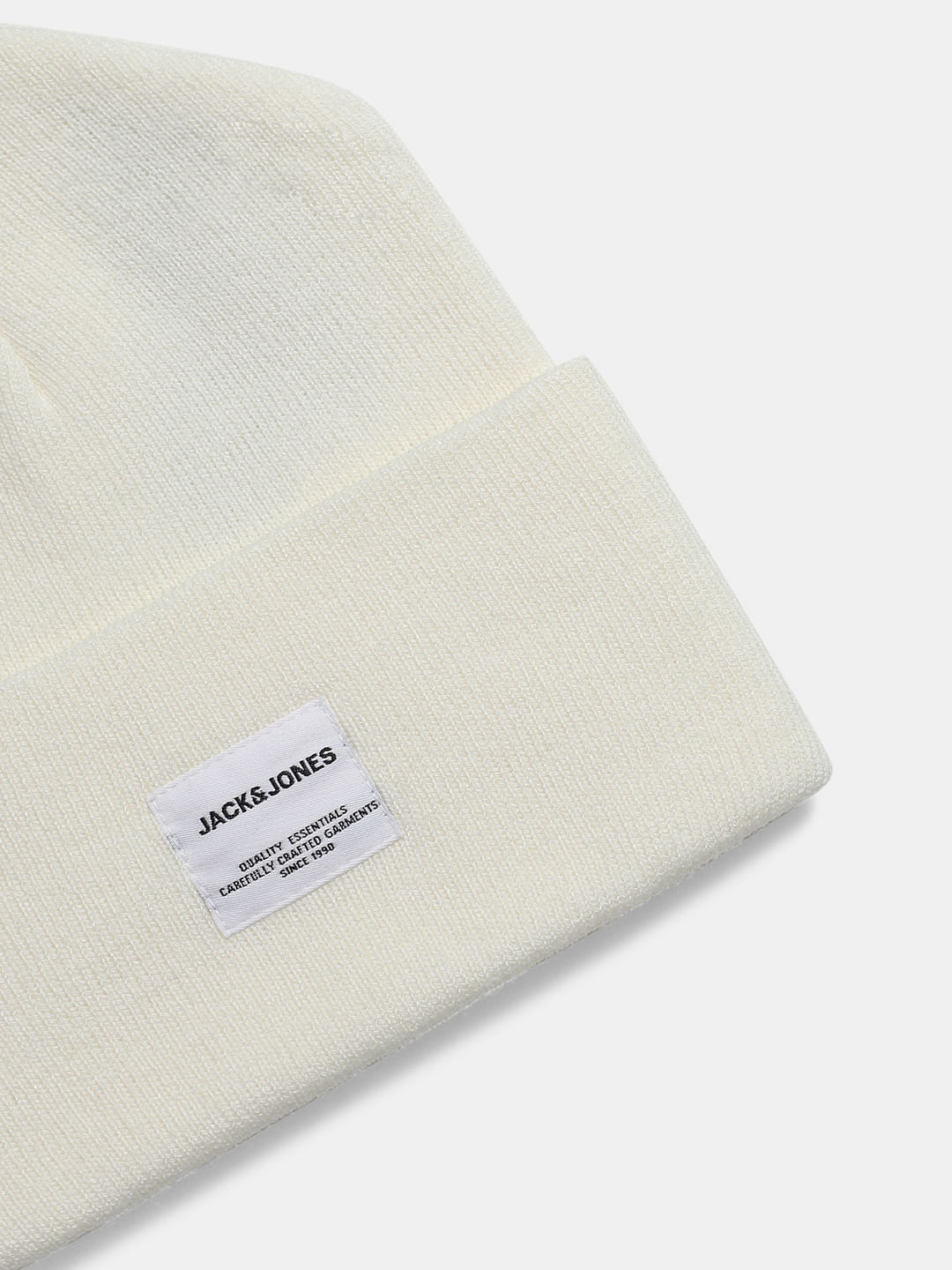 White Knitted Beanie