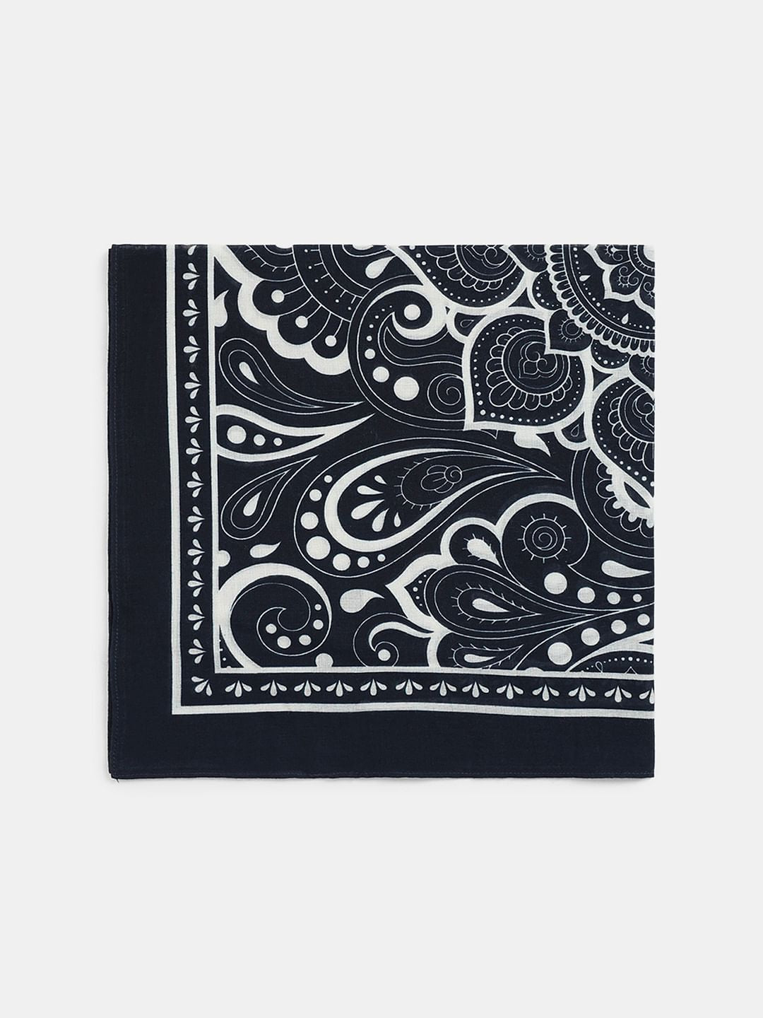 Blue Printed Scarf - ONE