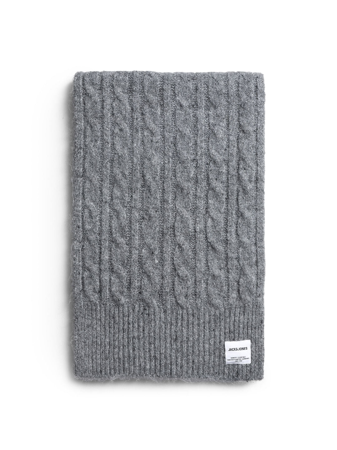 Light Grey Melange Scarf - ONE