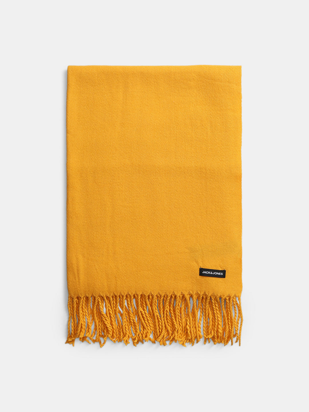 Golden Yellow Knitted Scarf