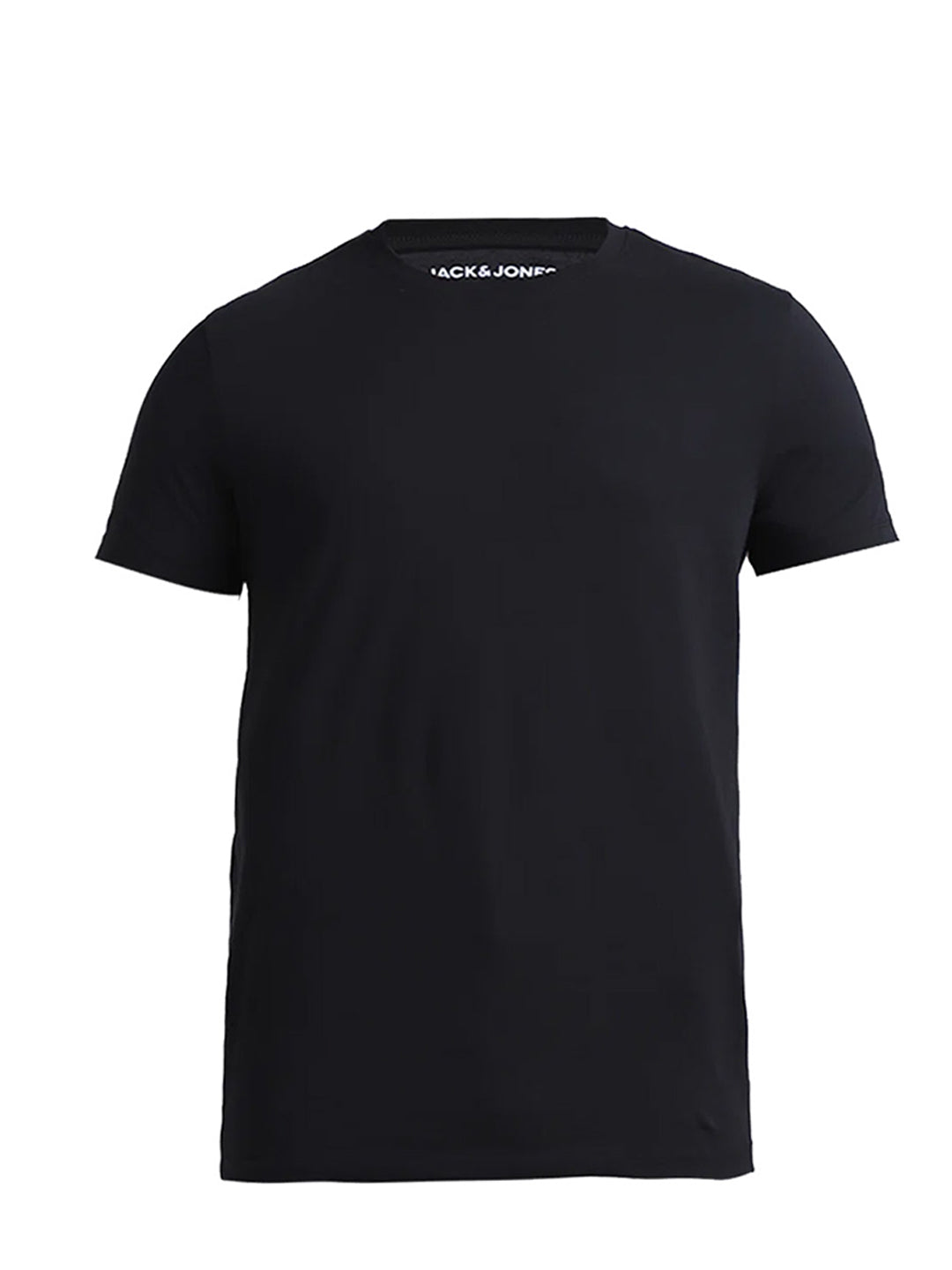Black Cotton Crew Neck T-Shirt