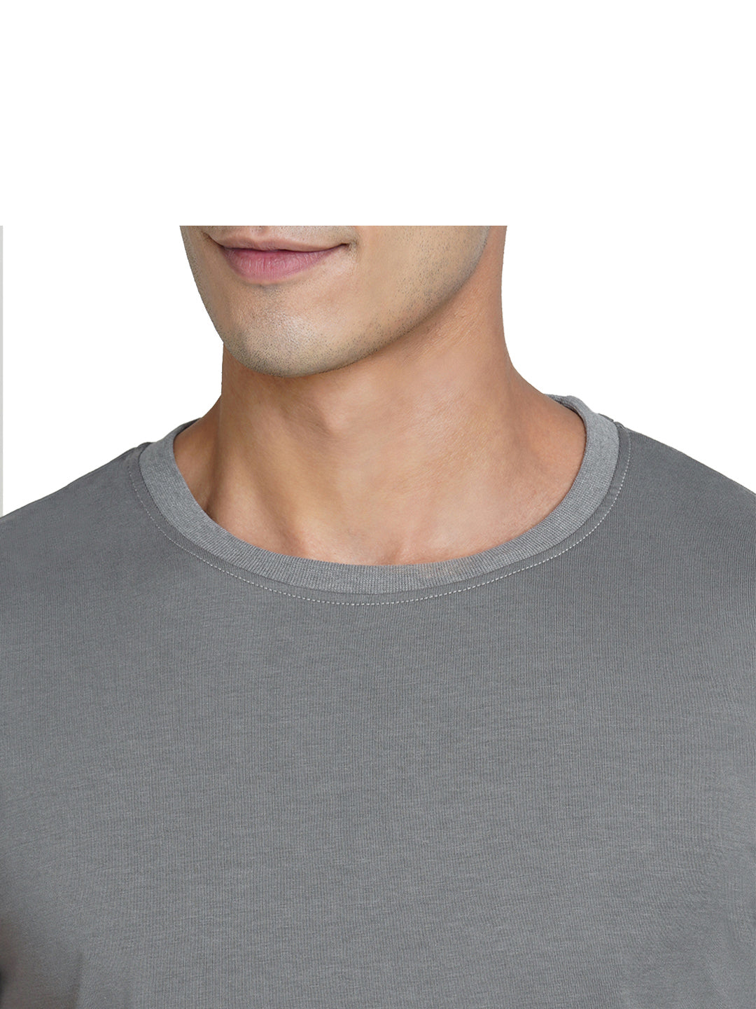 Charcoal Grey Crew Neck T-shirt