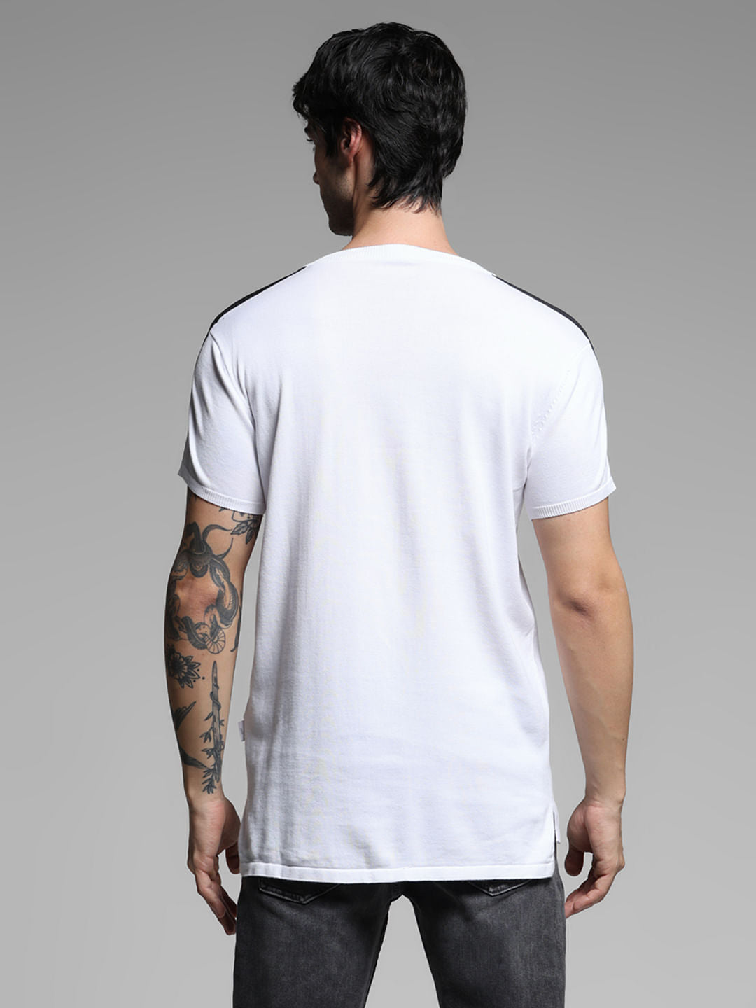 White Patch Pocket Cotton T-shirt